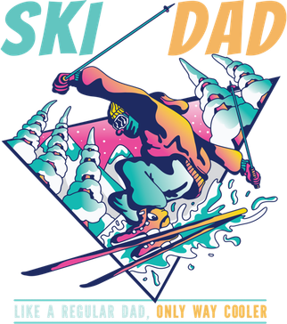 Shred Vintage Freestyle Ski 80s Costume Retro Skiing Gift Women's Long Sleeve Shirt