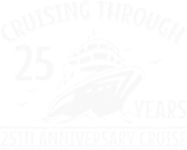 Cruising Through 25 Years 25Th Anniversary Couple Cruise Hooded Wearable Blanket