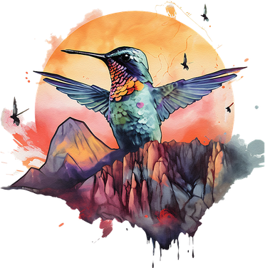 Colorful Hummingbird Bird Watching Earth Day Nature Lovers Toddler Hoodie