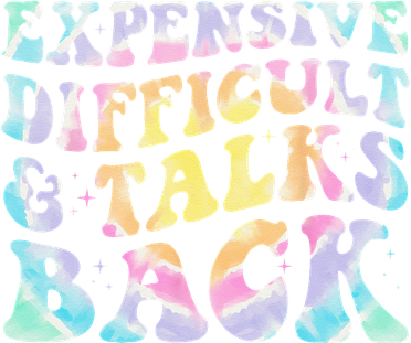 Expensive Difficult And Talks Back Groovy Women Mothers Day Women's Dry Zone Grid Polo