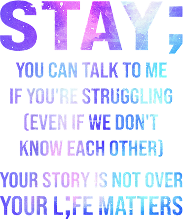 Suicide Prevention Awareness Stay Your Life Matters Coaster