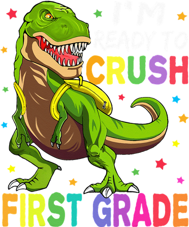 I'm Ready To Crush 1st Grade Dinosaur Back To School Backpack