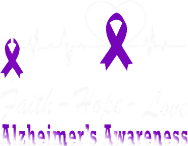 Alzheimer Awareness Purple Ribbon The End Of Alzheimers Women's T-Shirt