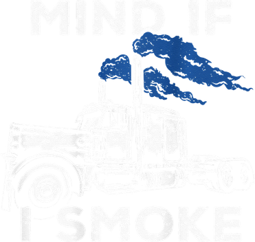 Mind If ISmoke Diesel Semi TruckBack Only Backpack