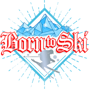 Born To Ski Winter Sports Retro Skier Vintage Skiing Great Gift Backpack