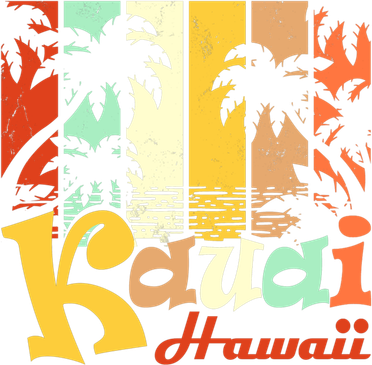 Vintage Kauai Beach Hawaii Surf Hawaiian Surfing 70S Gift Toddler T-Shirt