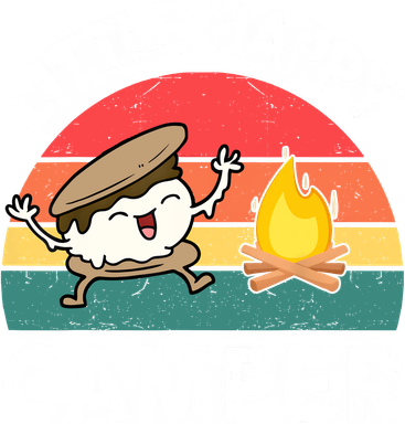 Funny Little Happy Camper Boy Girl Smore Camping Women's Tank Top