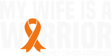 My Wife Is A Warrior Orange Ribbon Kidney Cancer Awareness Kids T-Shirt