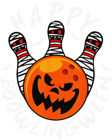 Bowling Halloween Spooky Happy BOOlingween Beanie