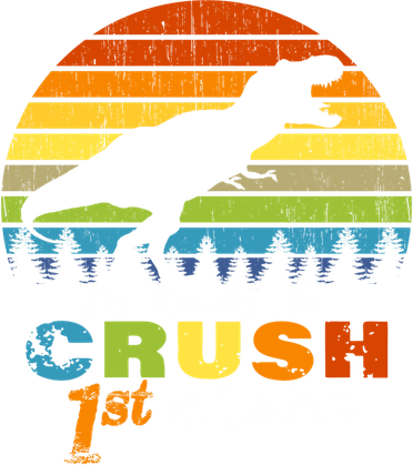 Dinosaur First Grade Im Ready To Crush 1St Grade Gift Coaster