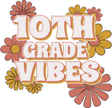 10Th Grade Vibes Great Gift Tenth Grade Retro Floral Teachers Funny Gift Toddler T-Shirt