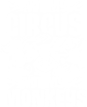 Not My Circus Not My Monkeys Saying Animal Lover Monkey Women's Long Sleeve Shirt