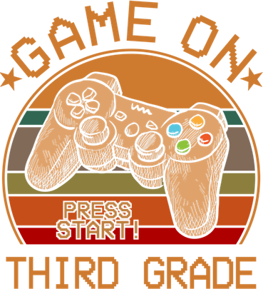 Game On Third Grade Back To School Gamer Funny Funny Gift Coaster