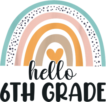 Hello 6Th Grade Rainbow Back To School Teachers Gift Kids Long Sleeve Shirt