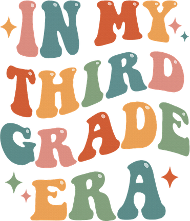 In My Third Grade Era Retro Funny 3rd Grade Teacher Team Women's Long Sleeve Shirt