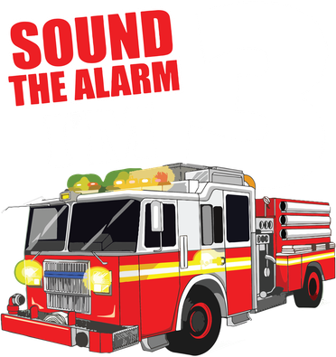 Kids Fire Truck 3rd Birthday Boy Firefighter Kids T-Shirt