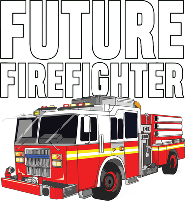 Kids Future Firefighter Fire Truck Theme Birthday Boy Women's Tank Top