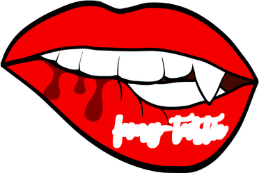 Fang Tastic Funny Vampire Lips Women's T-Shirt