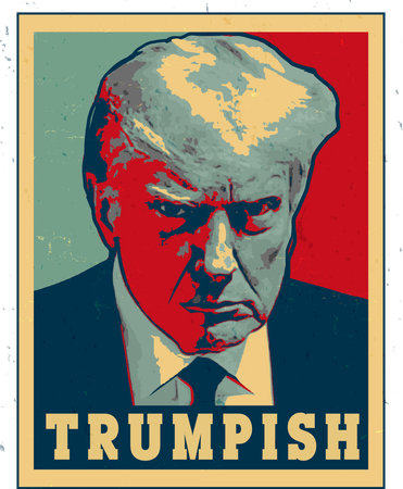 Trumpish Mugshot Vintage Poster Backpack