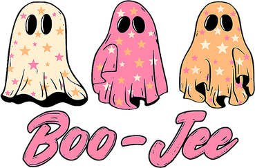 Funny Fall Halloween Ghost Boujee Boo Jee Spooky Season Cute Polo