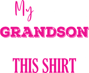 My Favorite Grandson Gave Me This Gift Grandparents Women's Hoodie