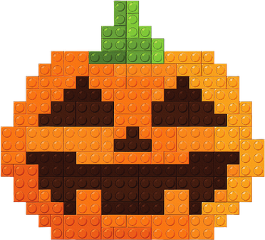 Halloween Master Builder Pumpkin Building Blocks Bricks Kids Sweatshirt