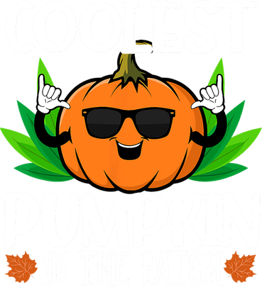 Coolest Pumpkin In The Patch Sunglasses Pumpkin Halloween Gift Toddler T-Shirt