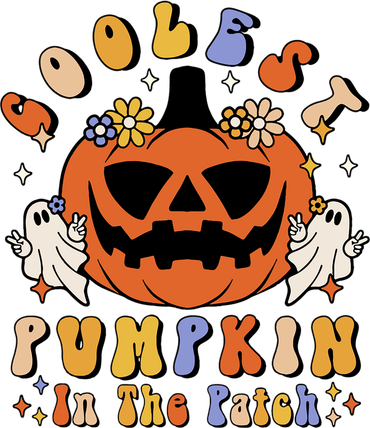 Groovy Coolest Pumpkin In The Patch Ghost Halloween Costume Gift Doggie Tank