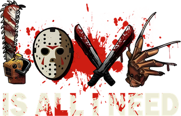 Horror Love Is All I Need Scary Movie Slasher Movie Halloween Hoodie