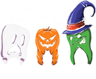 Dentist Halloween Trick Or Teeth Funny Dental Treat Cute Gift Coaster