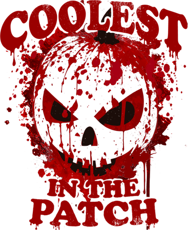 Blood Splatter Coolest Pumpkin In The Patch Bloody Halloween Meaningful Gift Kids Sweatshirt