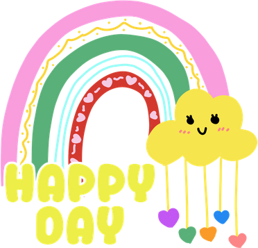 Happy Day Retro 80s Sunshine Coaster