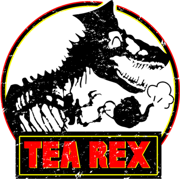 Tea Rex Funny TRex Dinosaur Skeleton Ing Tea Gift Kids Hoodie