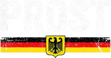 Retro Oktoberfest Man Woman German Flag Prost Mousepad