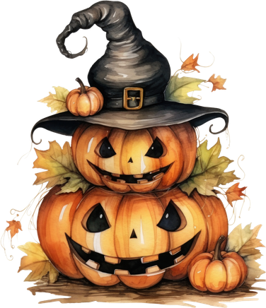 Halloween Pumpkin Witch Fall Autumn Illustration Toddler Hoodie
