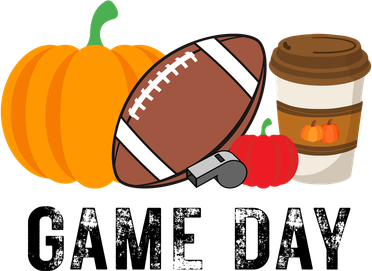 Game Day Football Pumpkin Fall Kids Hoodie