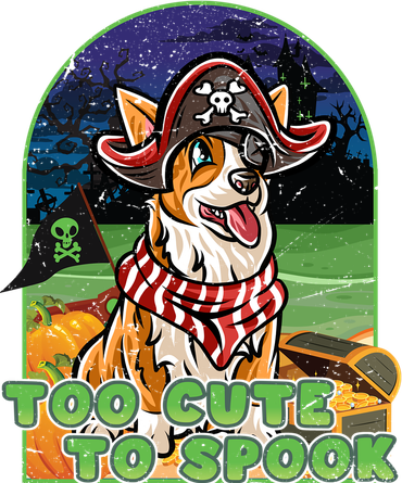 Corgi Happy Halloween Costume Pirate Gift Backpack