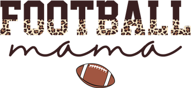 Football Mama Leopard Women's V-Neck T-Shirt