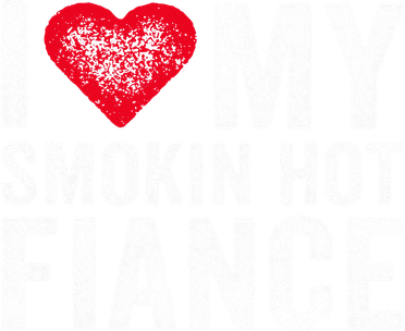 I Love My Smoking Hot Fiance Funny Women's Dry Zone Grid Polo
