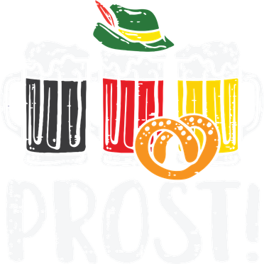 Prost Pretzel Bavarian Beers German Oktoberfest Hat