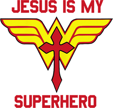 Jesus Is My Superhero Christian Vacation Bible School Design Ceramic Ornament