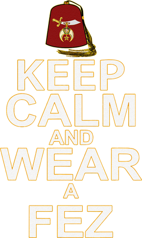 Shriners Keep Calm And Wear A Fez Shriner Mason Thanksgiving Tote Bag