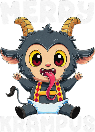 Baby Krampus Manga Kawaii Christmas Creepy Merry Krampus Women's Tank Top