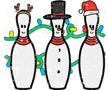 Christmas Bowling Funny Xmas Sports Bowler Funny Funny Kids T-Shirt