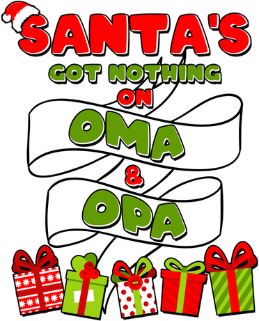 Funny Christmas Santas Got Nothing On Oma And Opa Baby Bodysuit