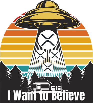 Funny XRP UFO Encounter Retro Sunset Ripple Cryptocurrency Funny Ripple XRP Kids Long Sleeve Shirt