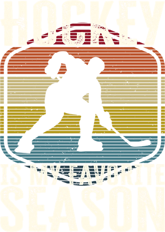 Hockey Is My Favorite Season Funny Hockey Player Gift Backpack