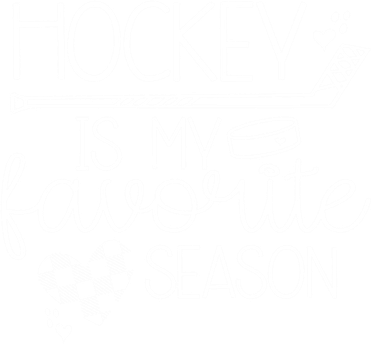 Hockey Is My Favorite Season Cute Hockey Lover Funny Gift Santa Hat