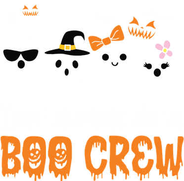 Team Paraprofessional Boo Crew Halloween Ghost Tank Top