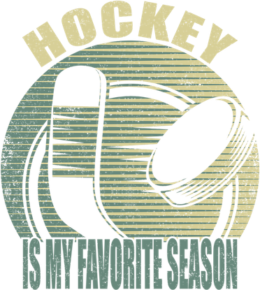 Retro Hockey Lovers Players Hockey Is My Favorite Season Gift Women's V-Neck T-Shirt